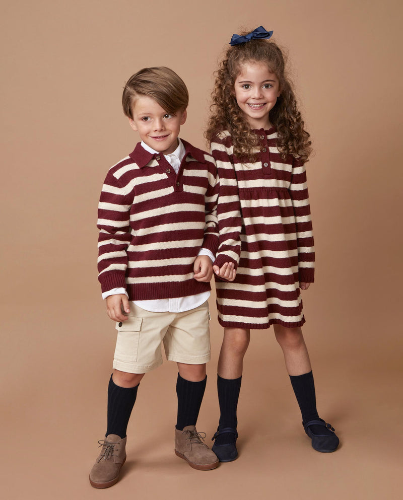 Sueter Polo De Rayas