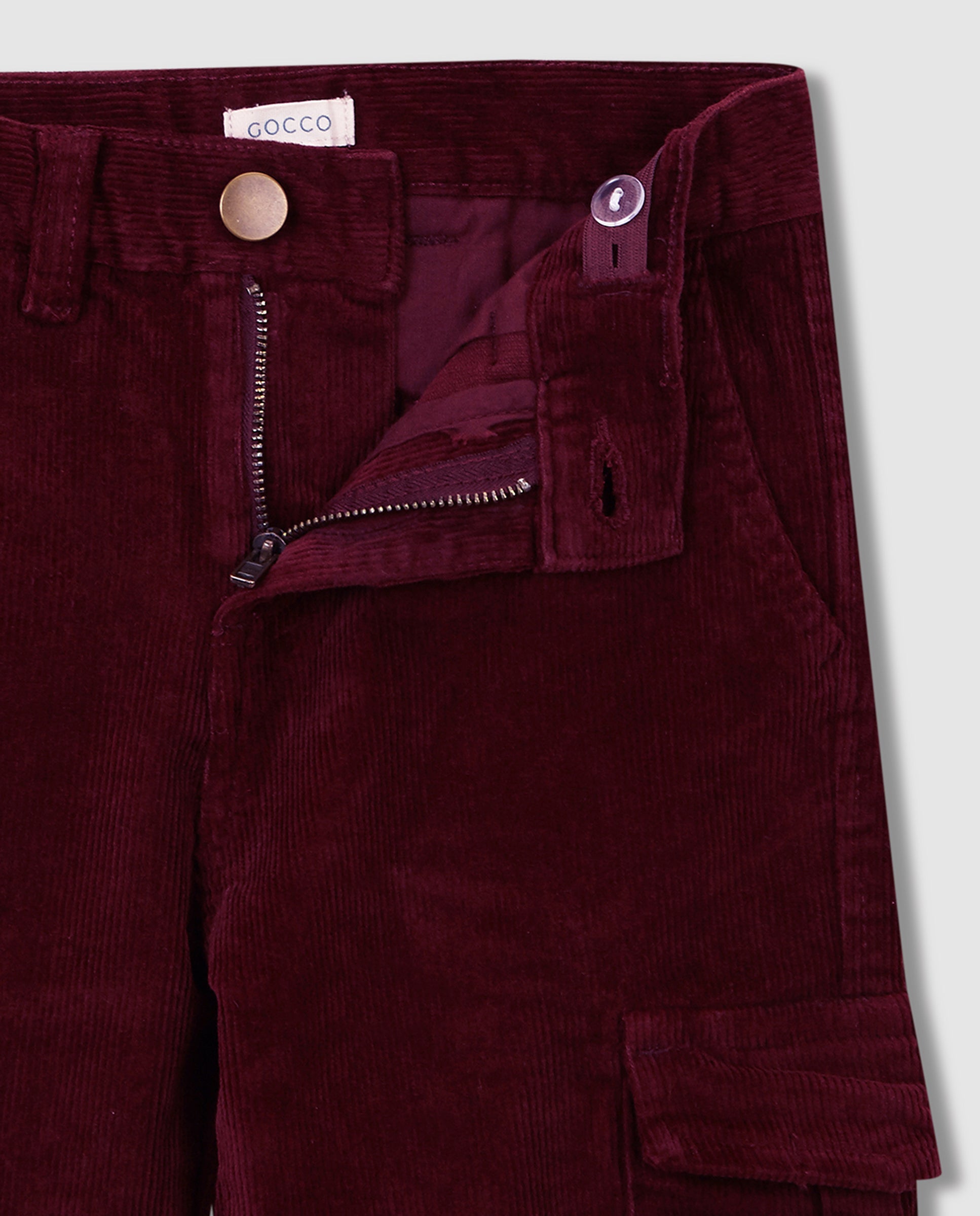 Pantalon De Pana Cargo