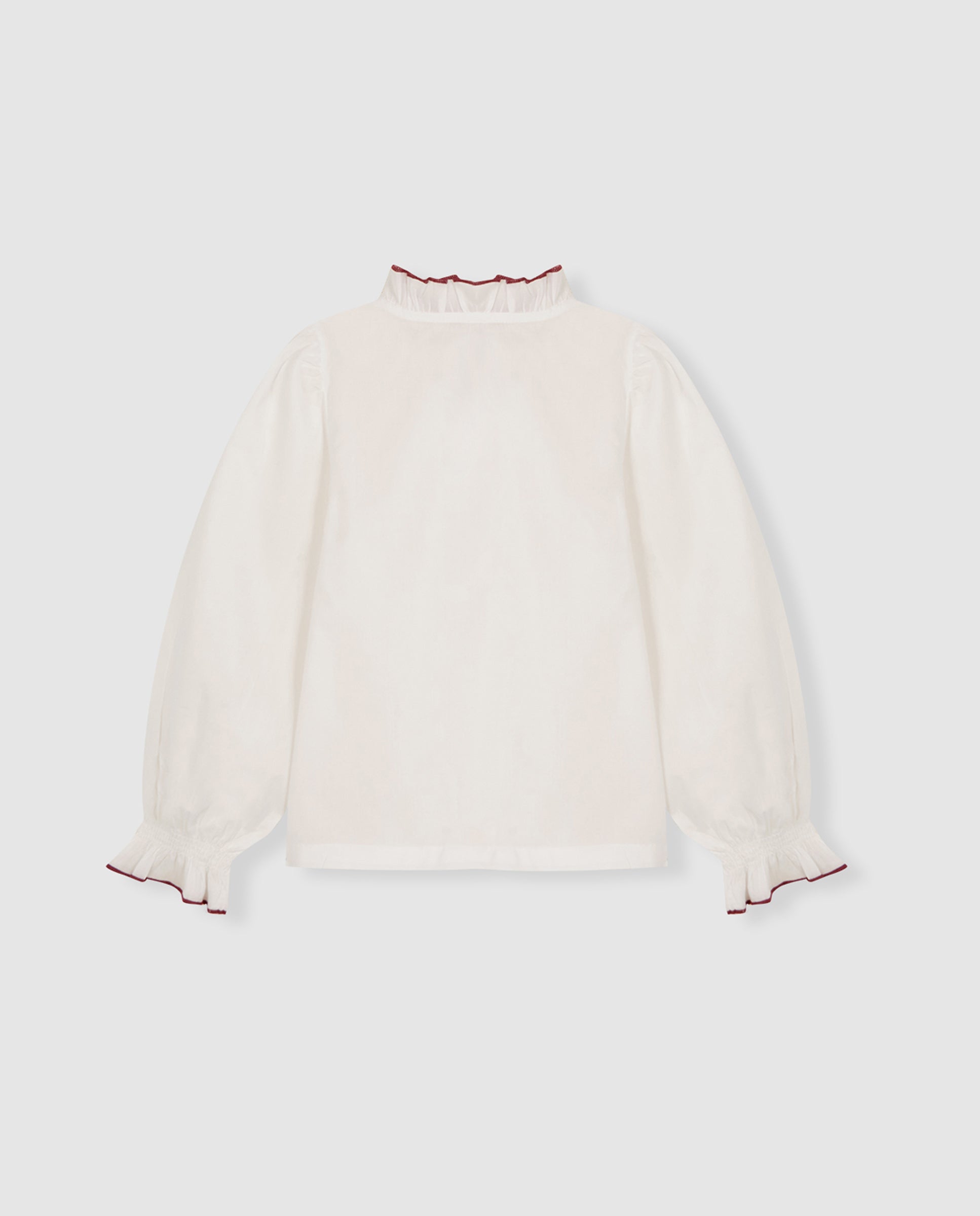 Camisa Cuello Volantes