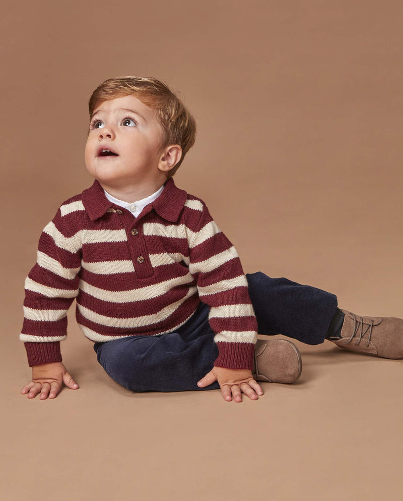 Sueter Polo De Rayas