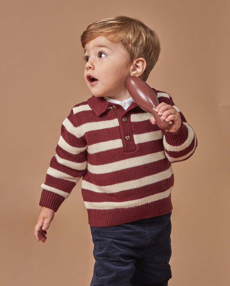 Sueter Polo De Rayas
