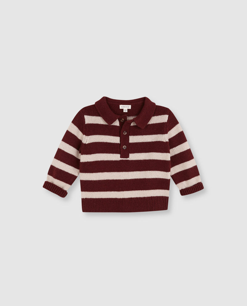 Sueter Polo De Rayas