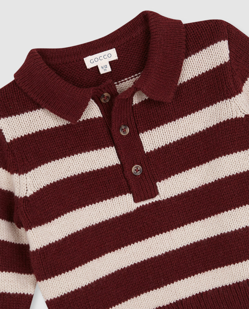 Sueter Polo De Rayas