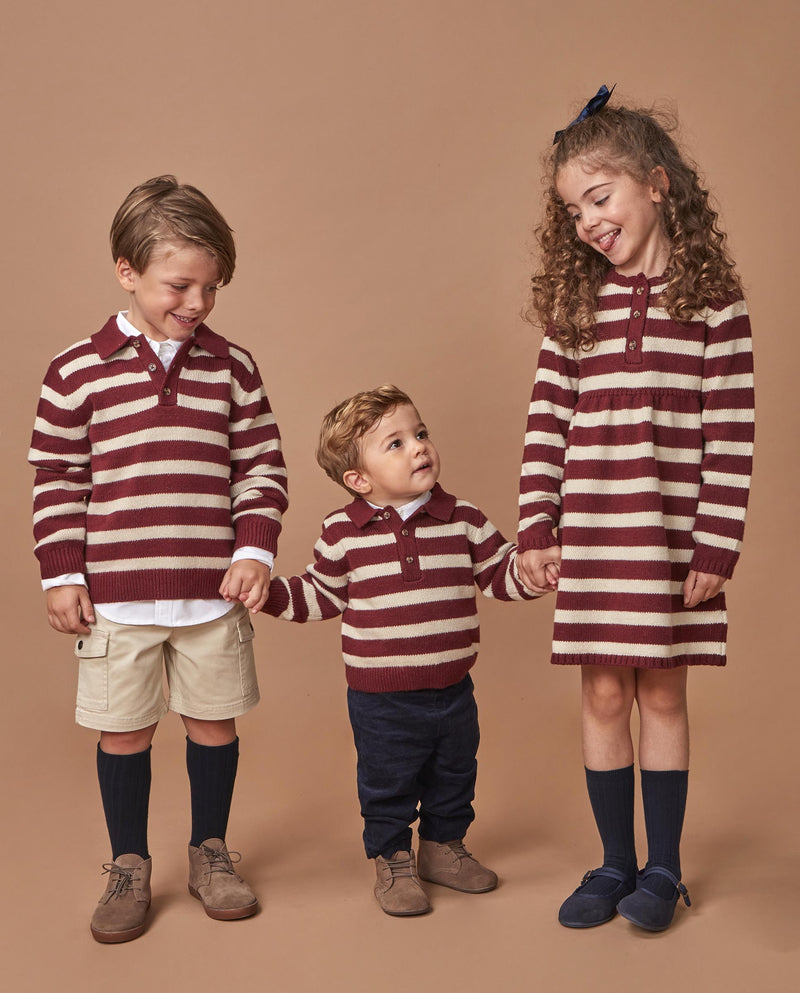 Sueter Polo De Rayas