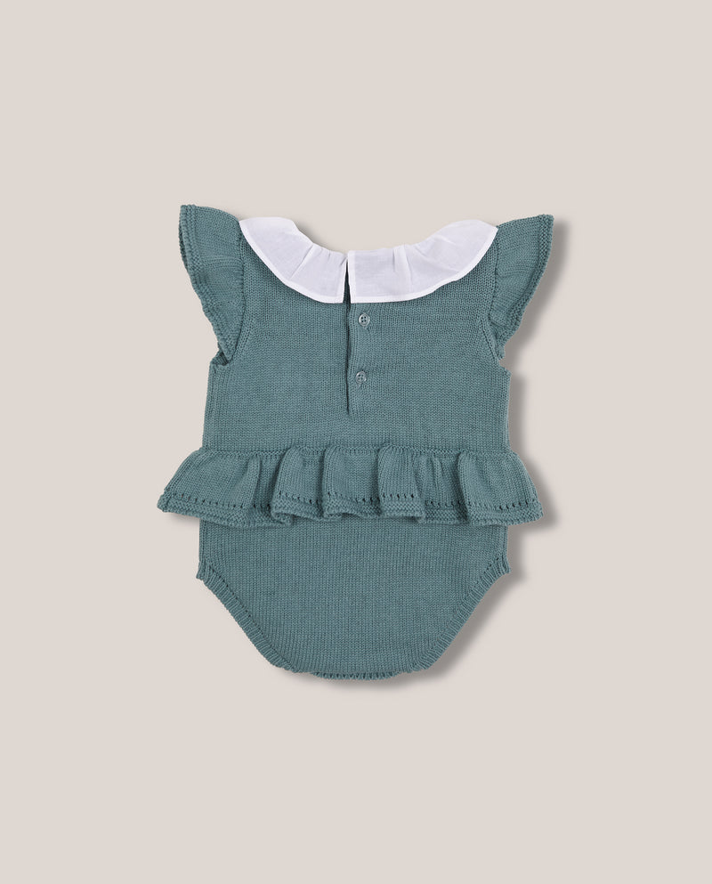 Ranita de punto verde para niña