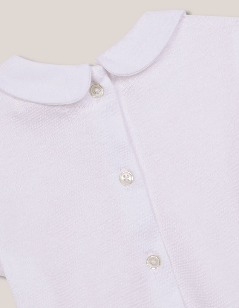 Camiseta con cuello bebé