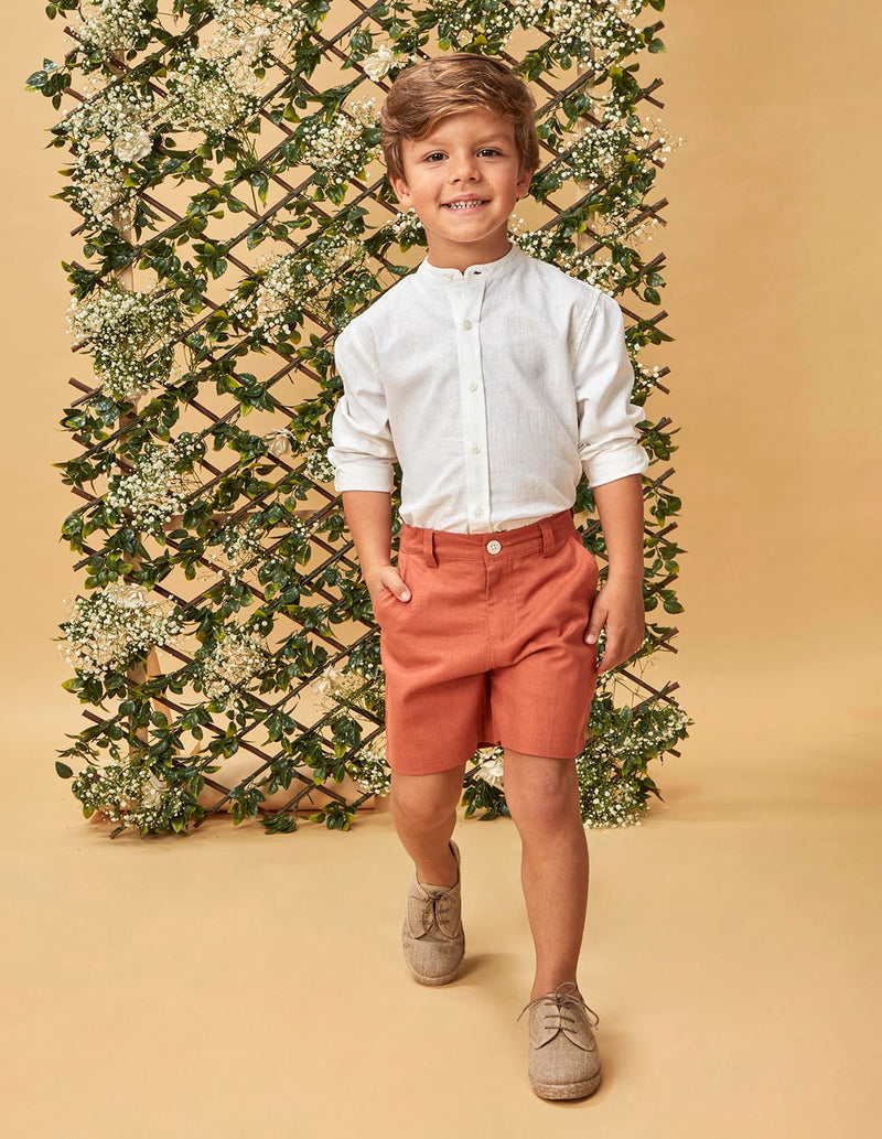 Camisa panadera lino