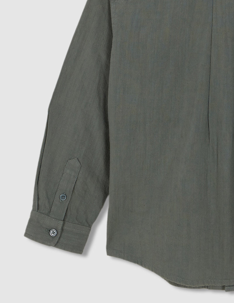 Camisa de cuadro bolsillos