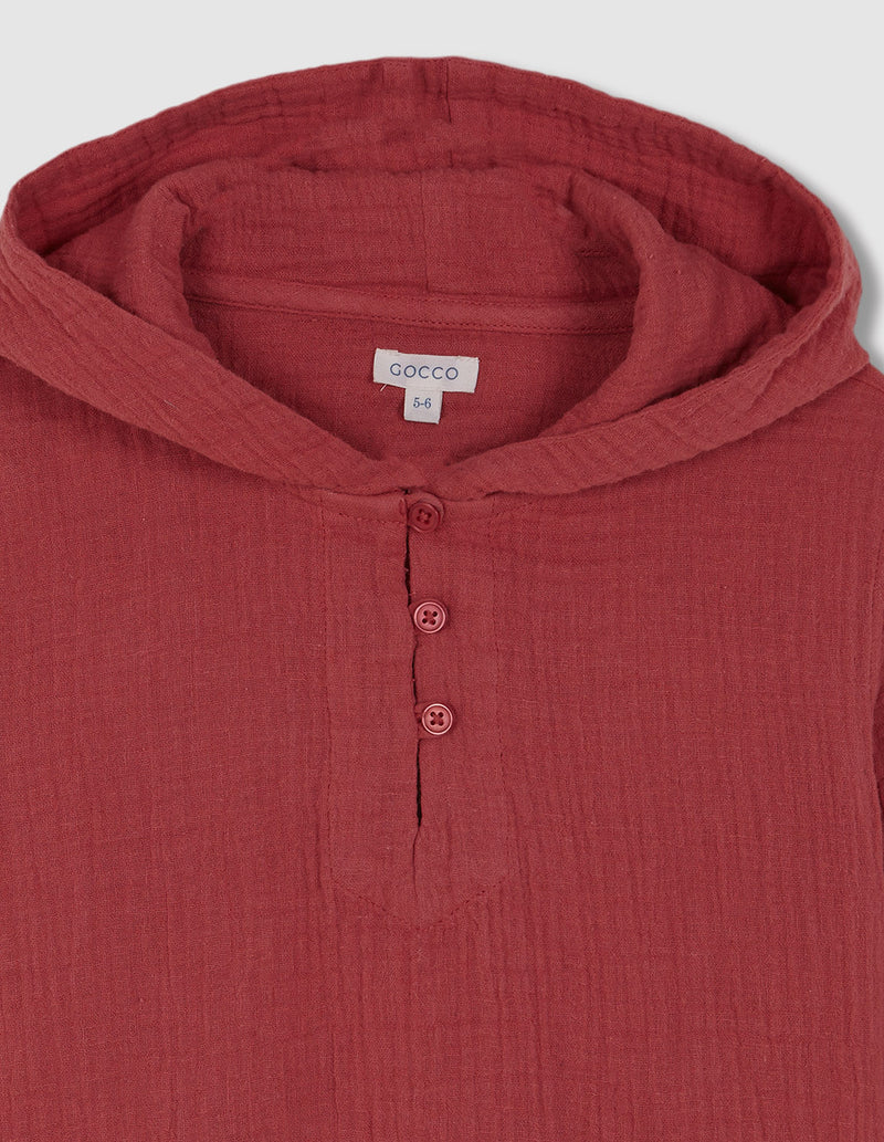 Sobrecamisa con bolsillo de canguro