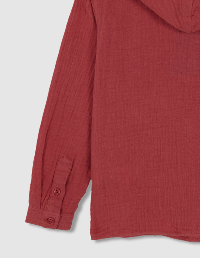 Sobrecamisa con bolsillo de canguro