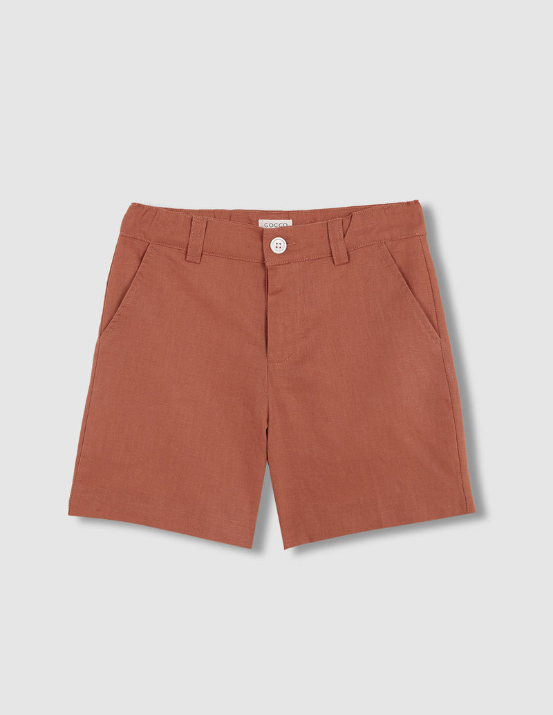 Pantalón corto de lino