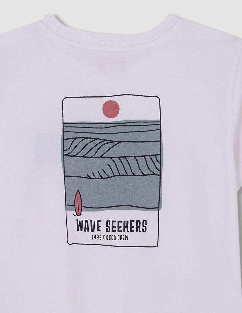 Camiseta print waves
