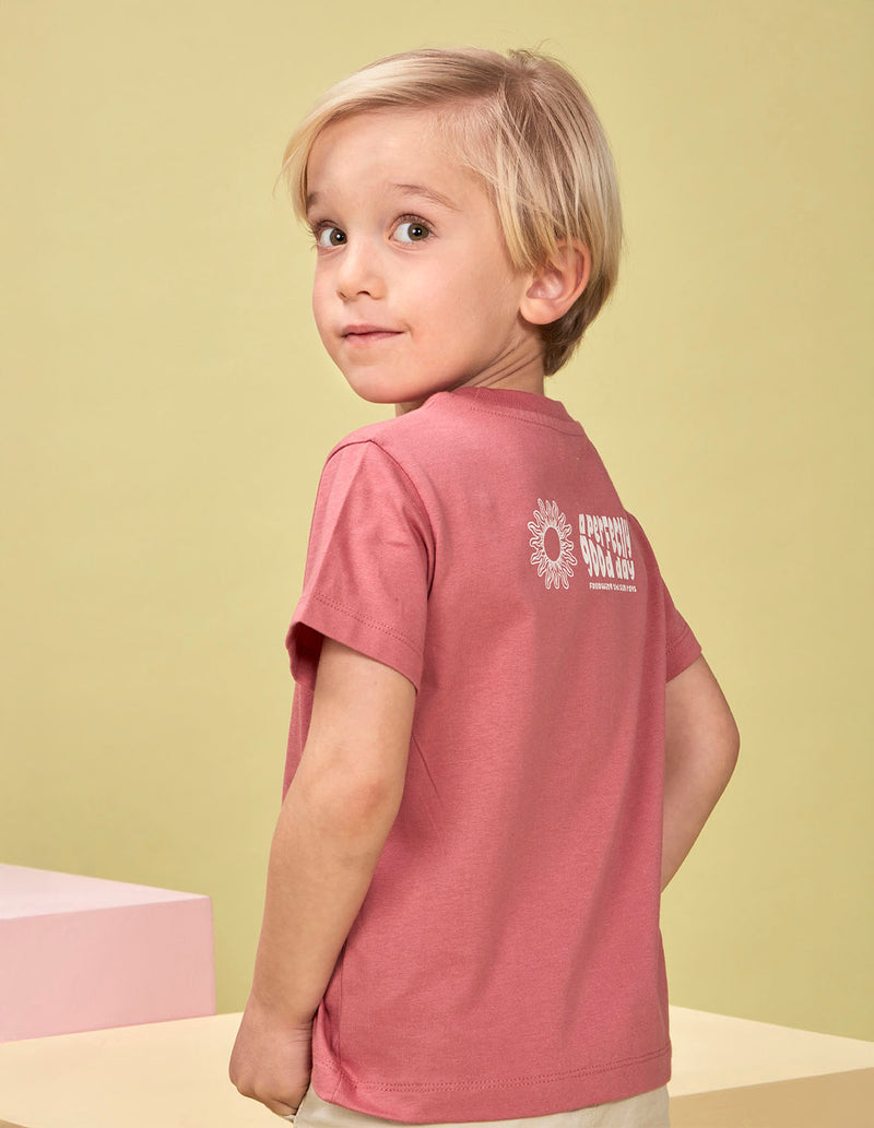 Camiseta estampado mundo