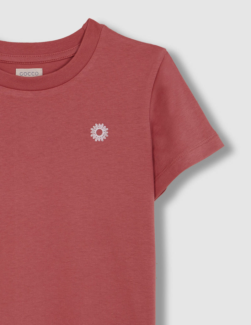 Camiseta estampado mundo