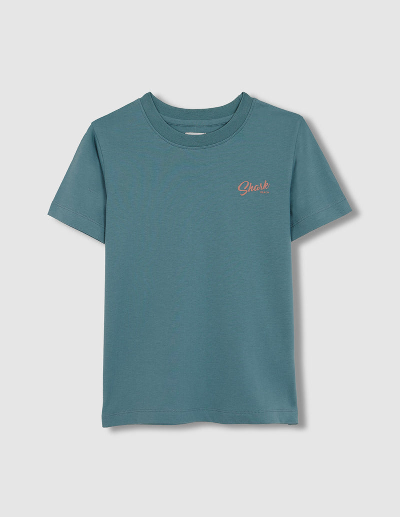 Camiseta print tiburón