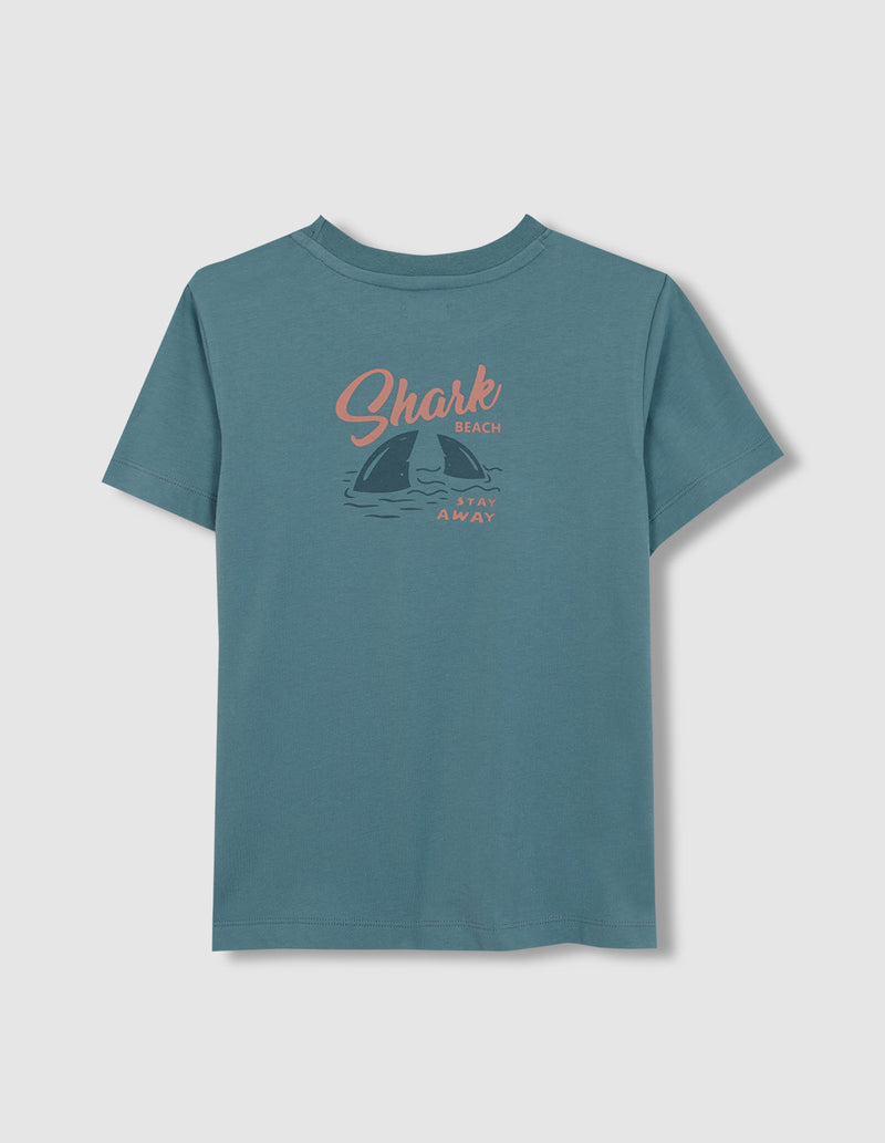 Camiseta print tiburón