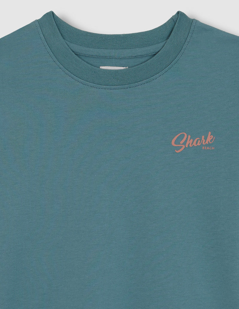 Camiseta print tiburón