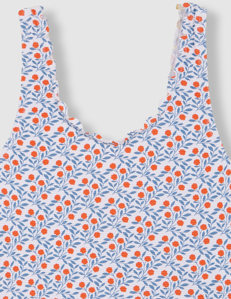 Bañador estampado ramas flores