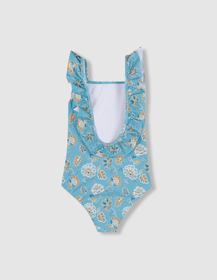 Traje de baño estampado flores