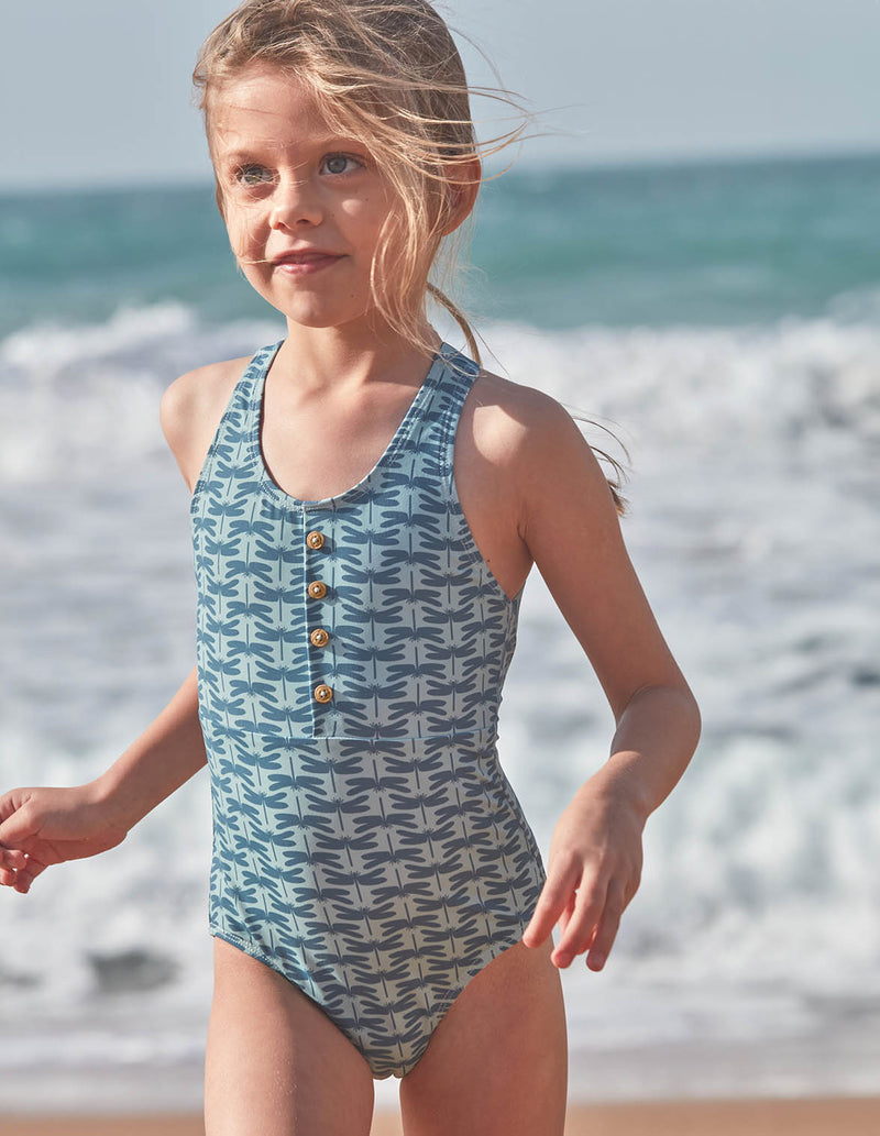 Traje de baño de libelulas
