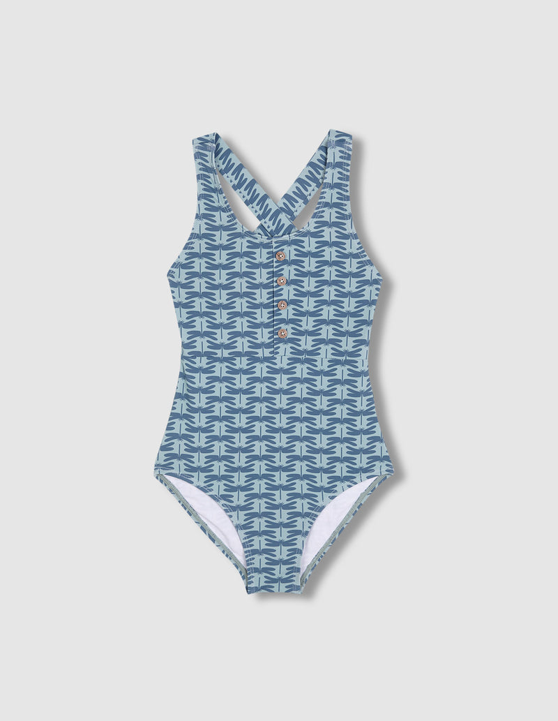 Traje de baño de libelulas