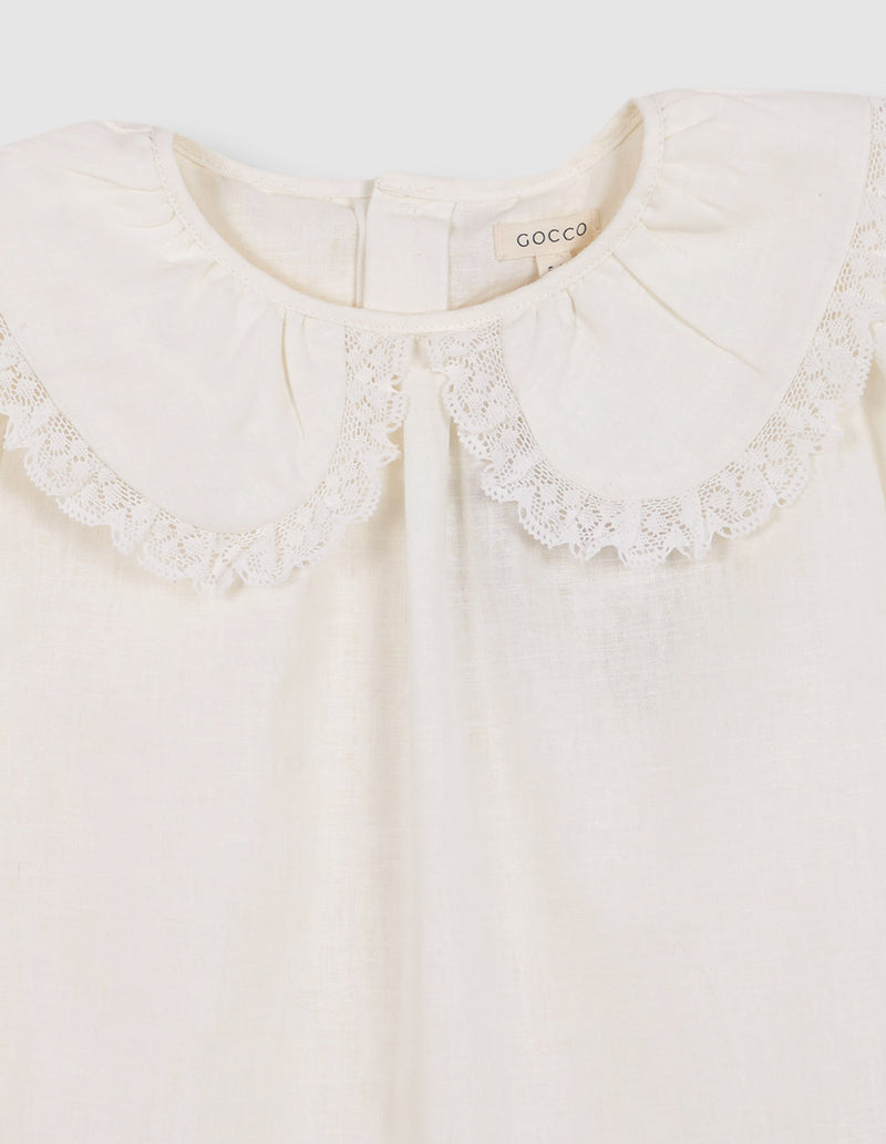 Blusa cuello peter pan
