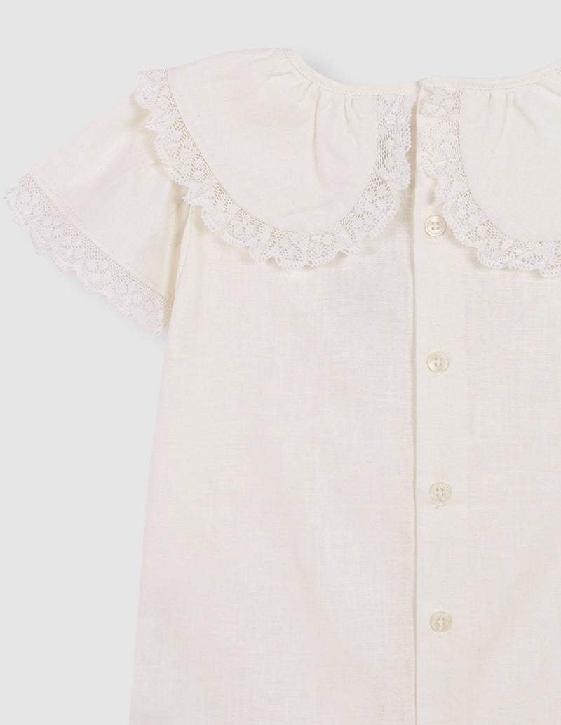 Blusa cuello peter pan
