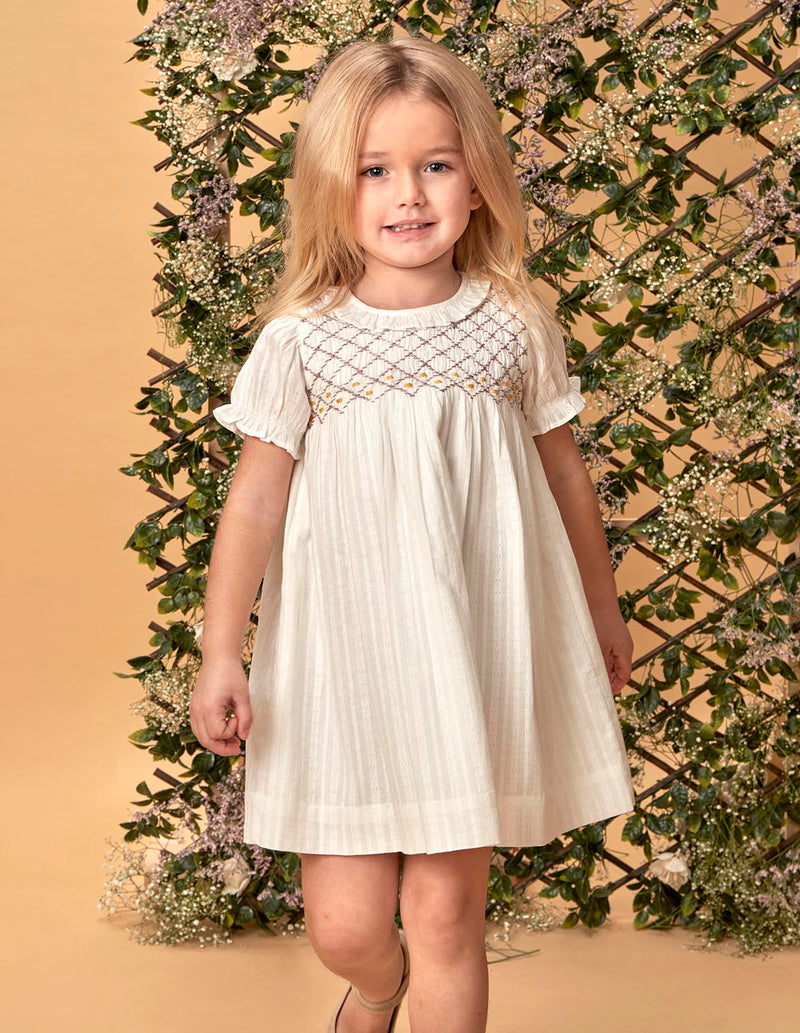 Vestido nido de abeja
