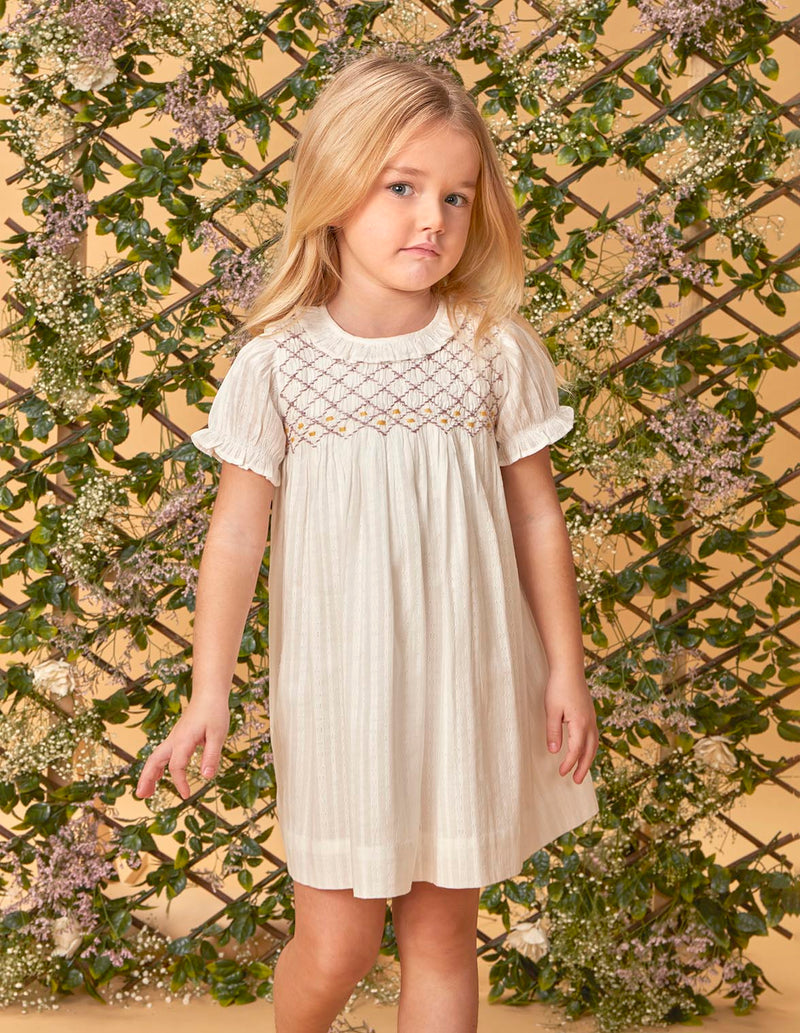 Vestido nido de abeja