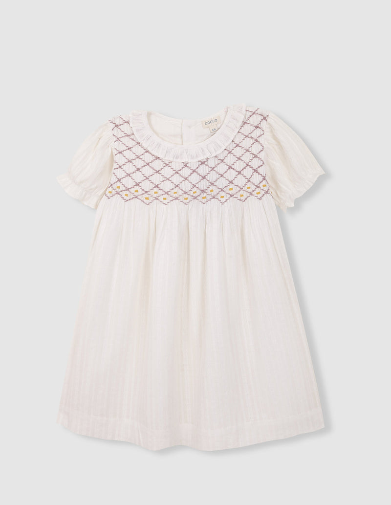 Vestido nido de abeja