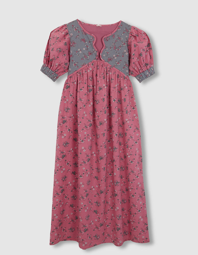 Vestido estampado de flores