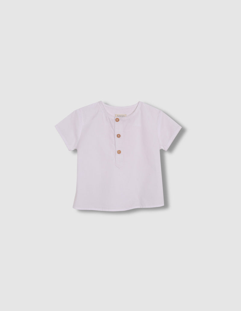 Camisa sin cuello