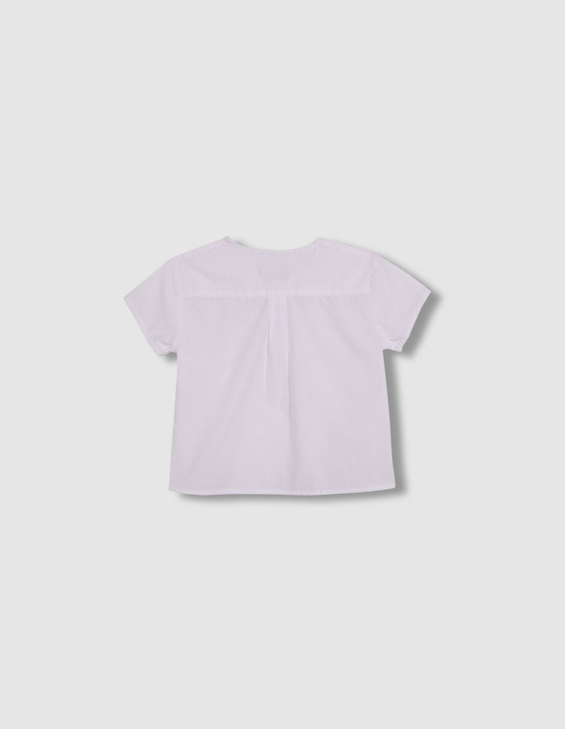 Camisa sin cuello