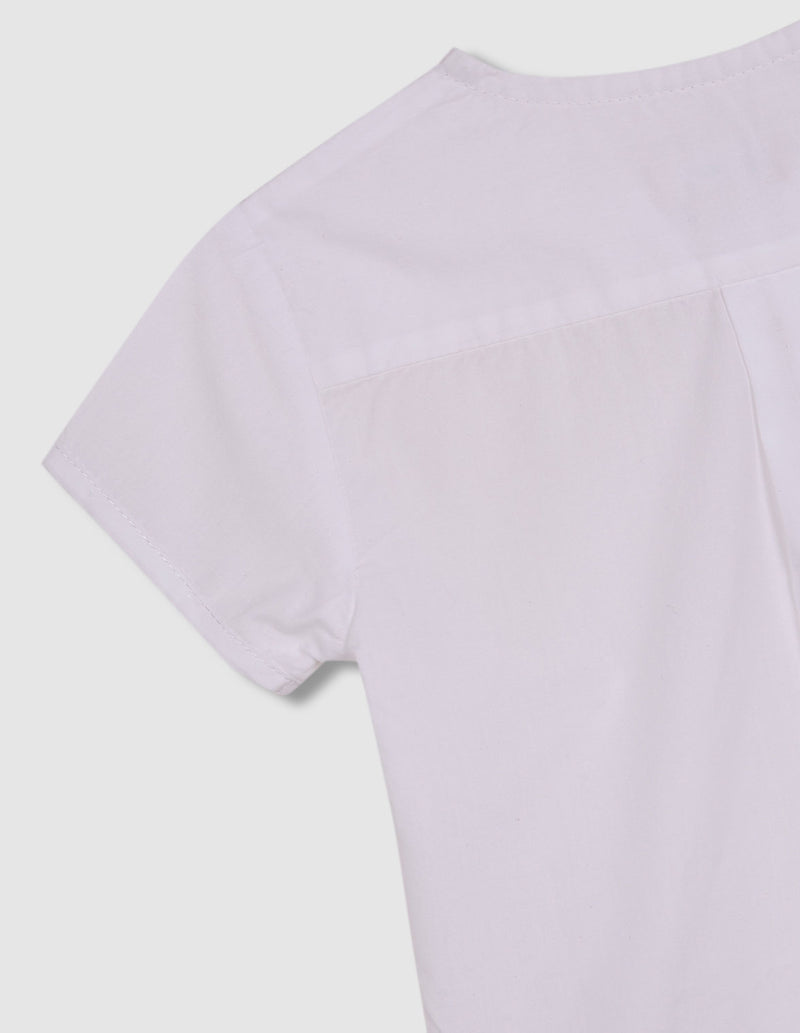 Camisa sin cuello