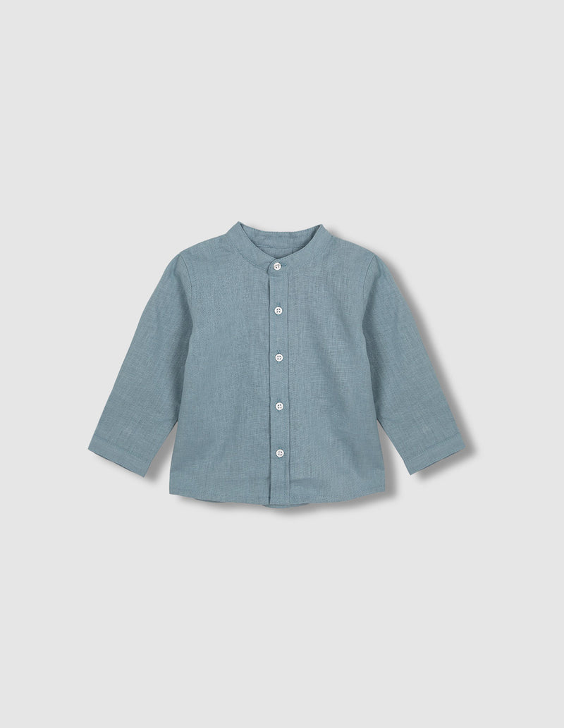 Camisa mao panadera de lino
