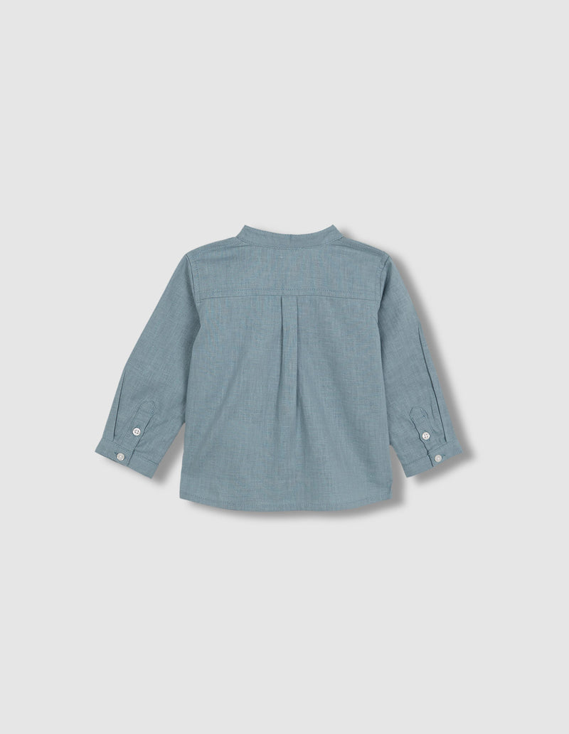 Camisa mao panadera de lino