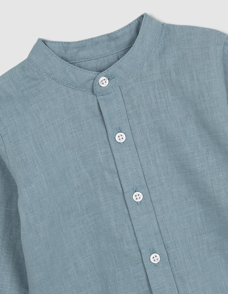 Camisa mao panadera de lino