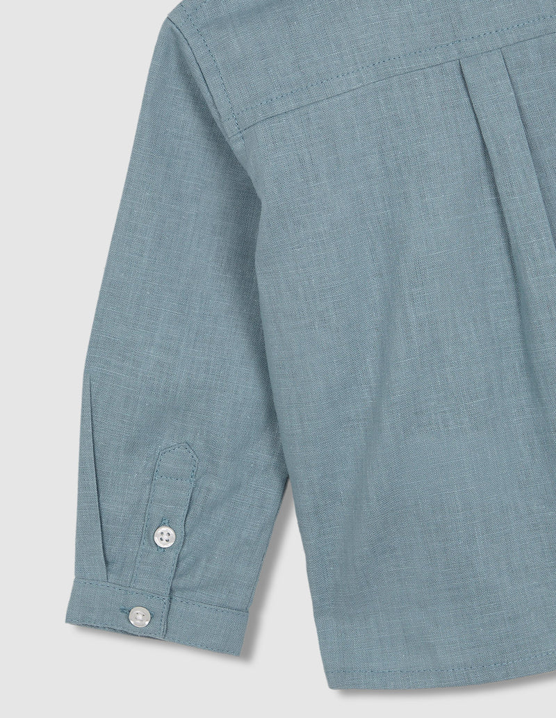 Camisa mao panadera de lino