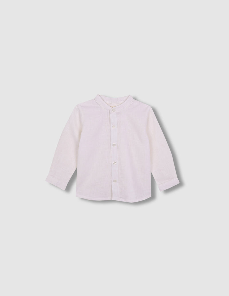 Camisa mao panadera de lino