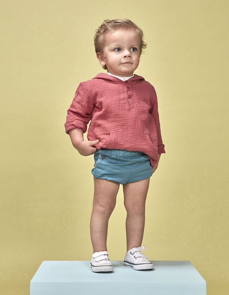 Sobrecamisa con bolsillo de canguro