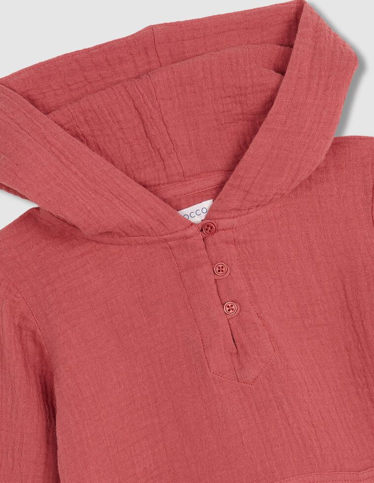 Sobrecamisa con bolsillo de canguro