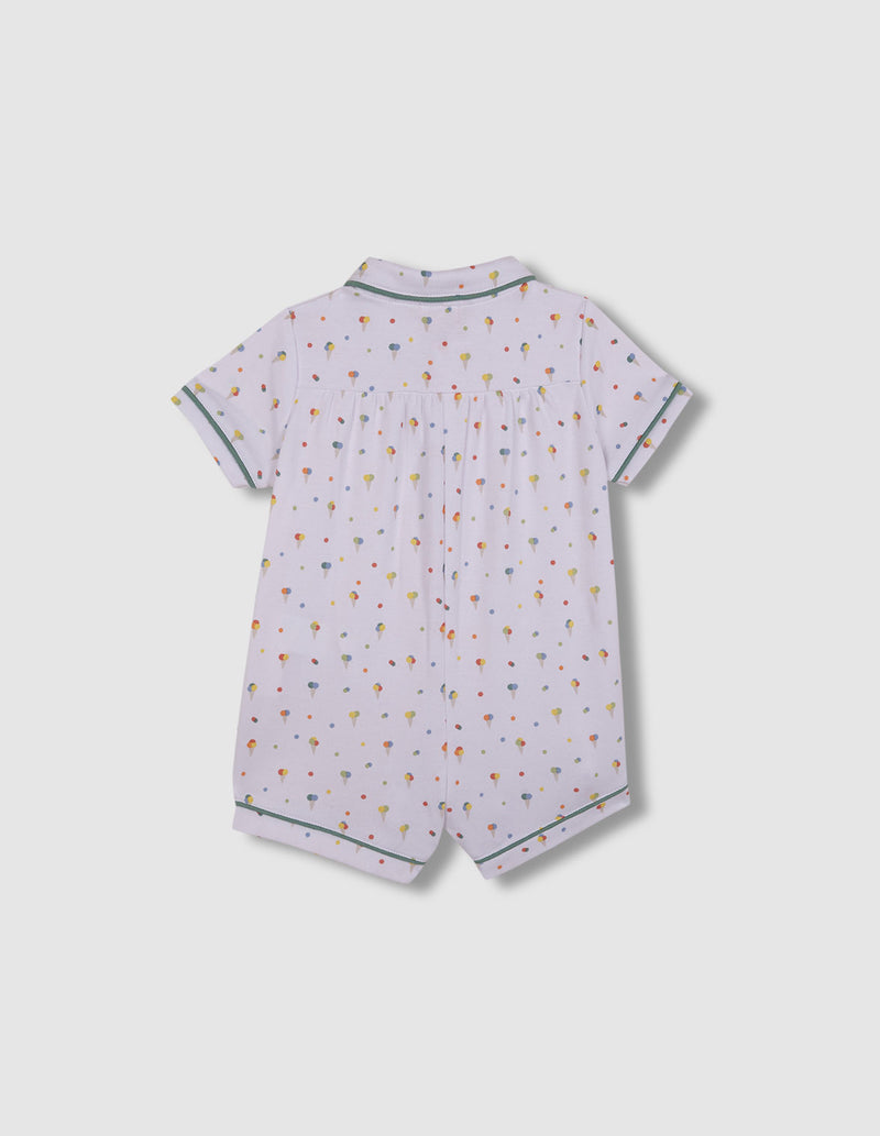 Pijama estampado helados