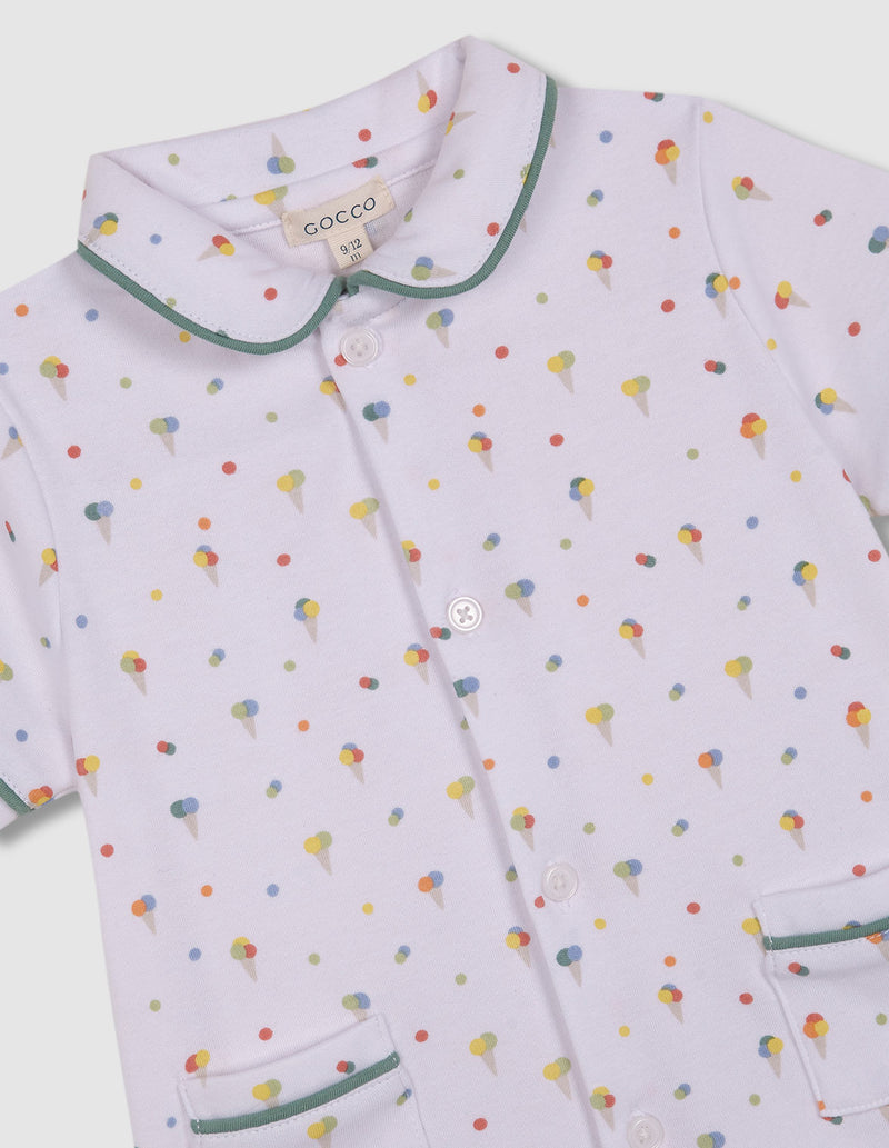 Pijama estampado helados