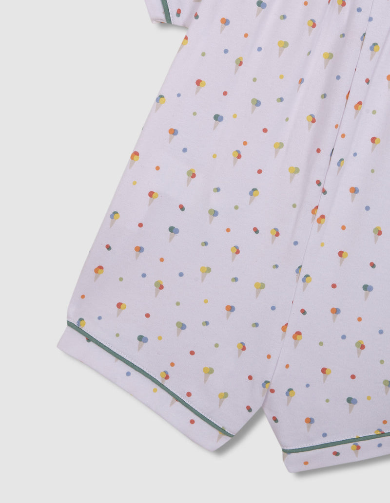 Pijama estampado helados