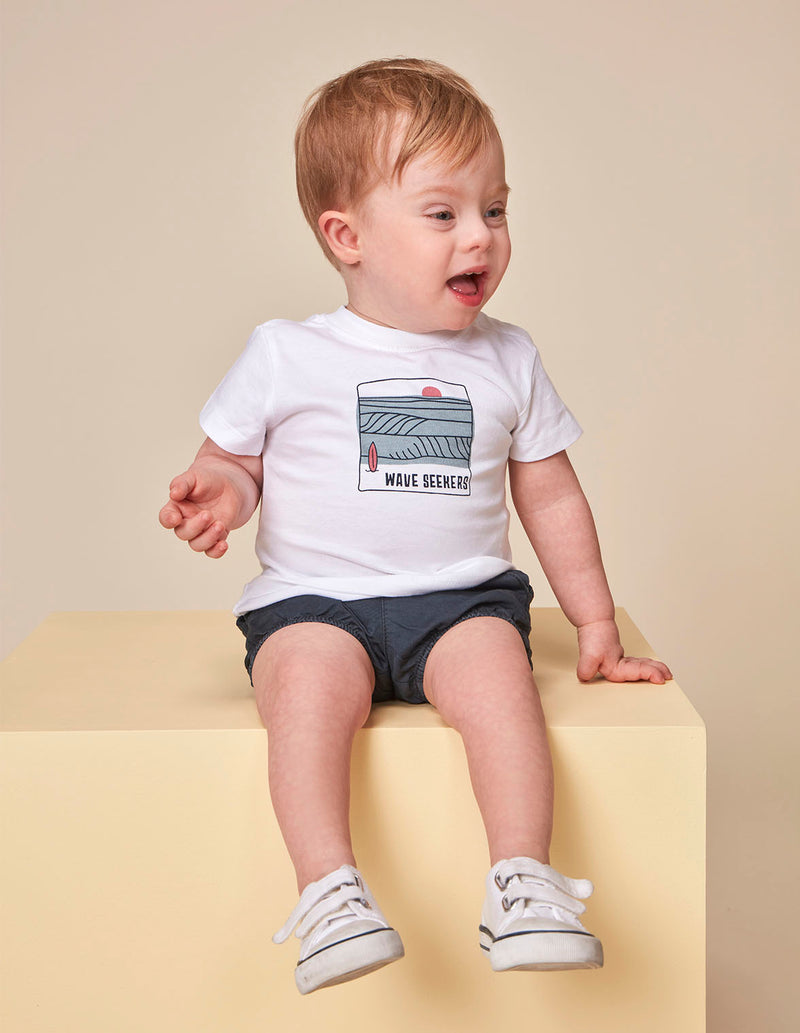 Camiseta print waves
