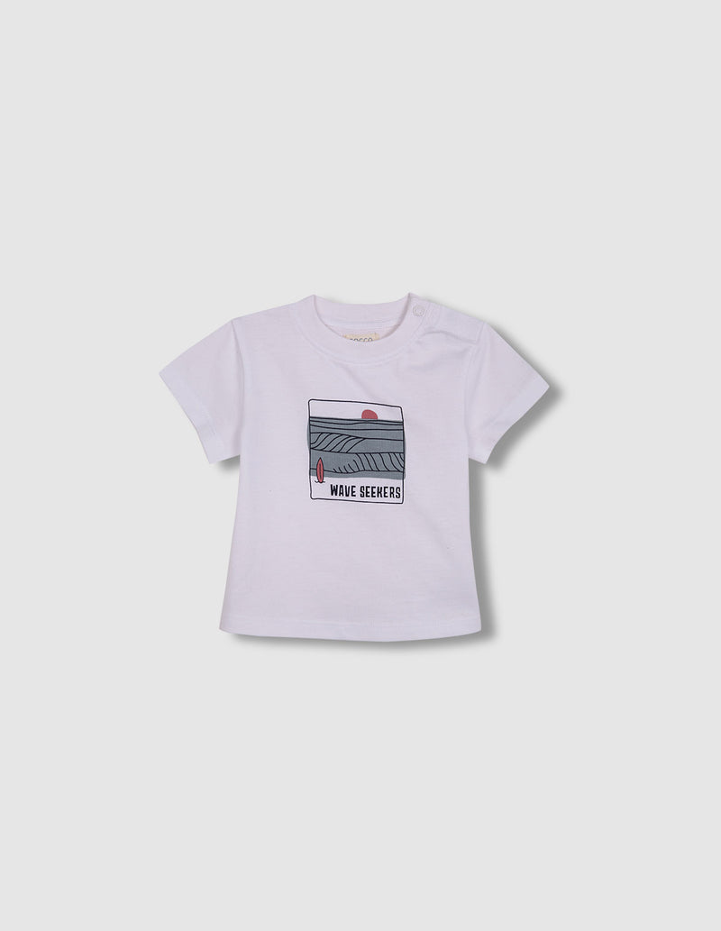 Camiseta print waves