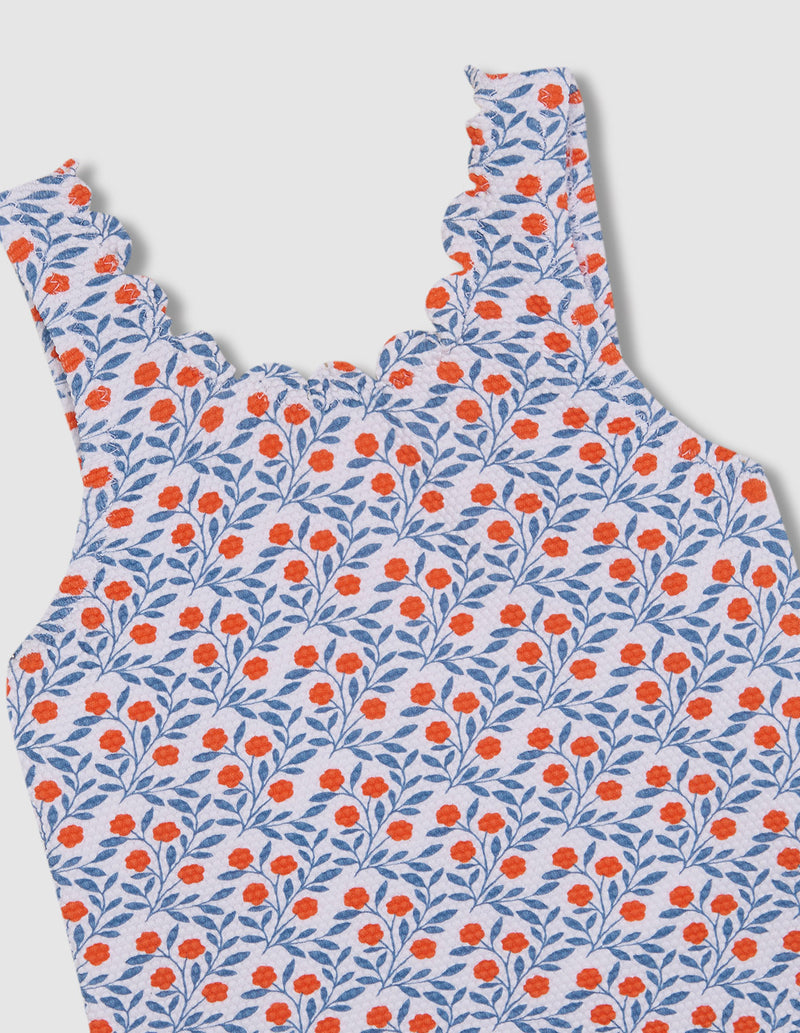 Bañador estampado ramas flores