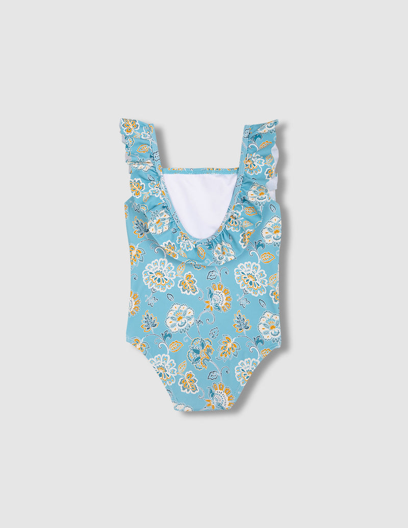 Traje de baño estampado flores