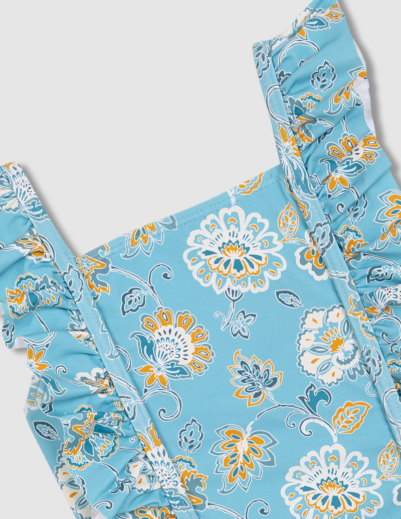 Traje de baño estampado flores