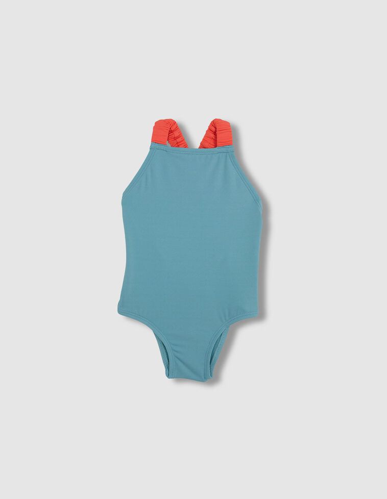Bañador detalles fosforitos